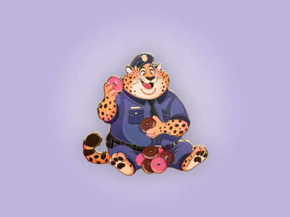Tails & Treats Zootopia Clawhauser Fantasy Pin