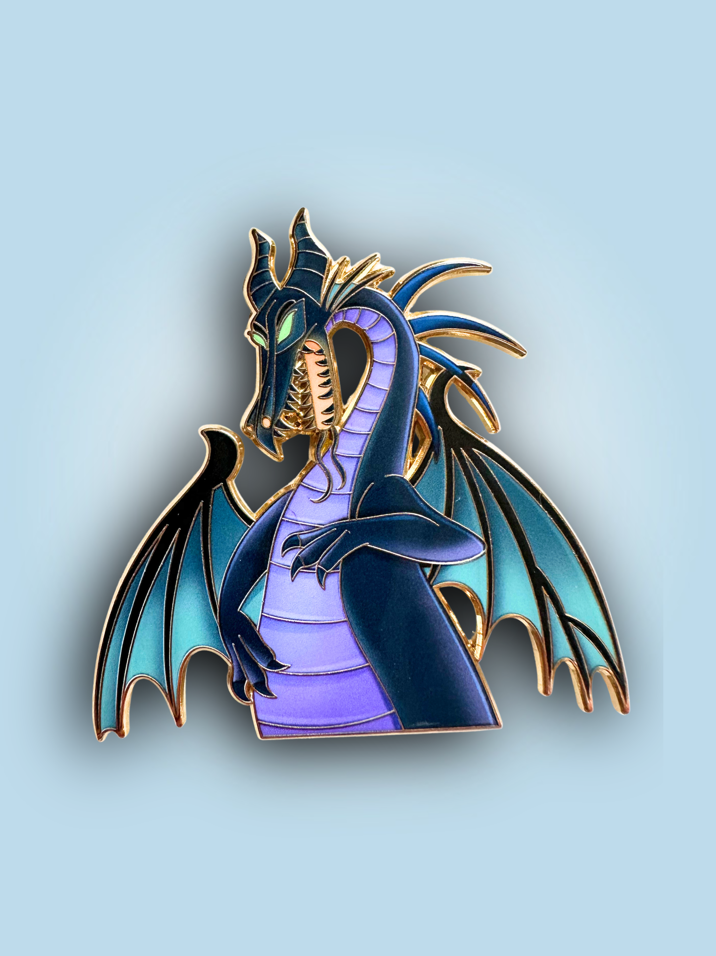 Wild Expressions Malificent Dragon Fantasy Pin