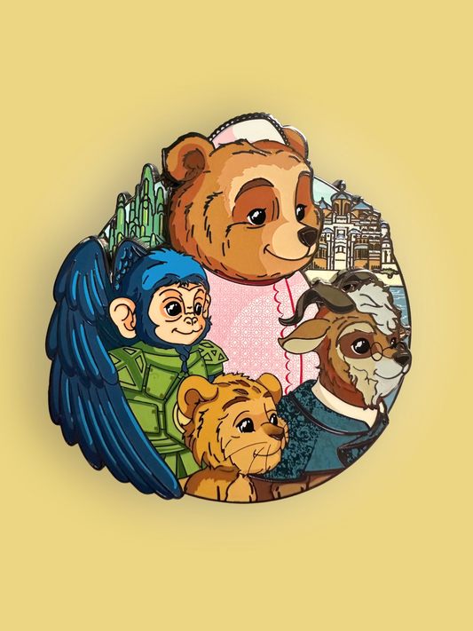 Wicked Oz Animals "Enchanted Expressions" Profile Fantasy Pin