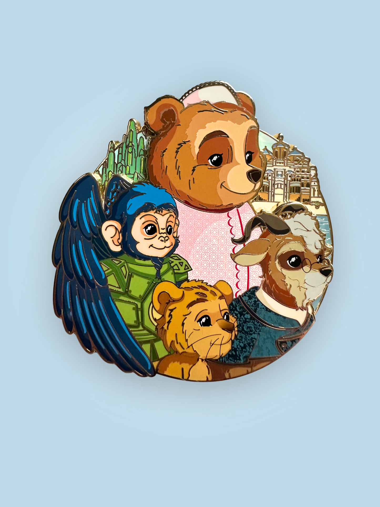 Wicked Oz Animals "Enchanted Expressions" Profile Fantasy Pin
