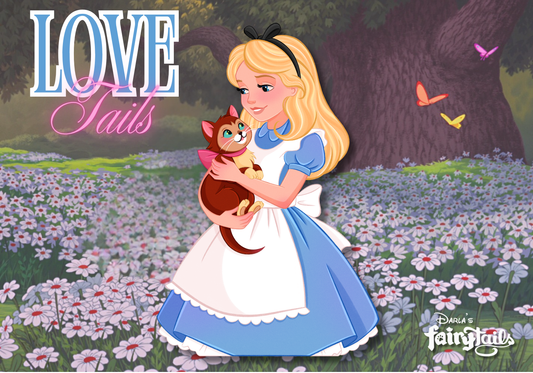 PRESALE - "Love Tails"  Alice & Dinah Fantasy Pin