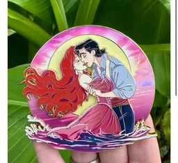 Ariel & Eric Sweethearts at Sunset LE30 Fantasy Pin by The Pin Coop