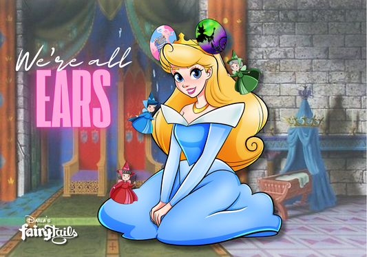 PRESALE - "We're All Ears" Aurora (Blue Dress) Fantasy Pin