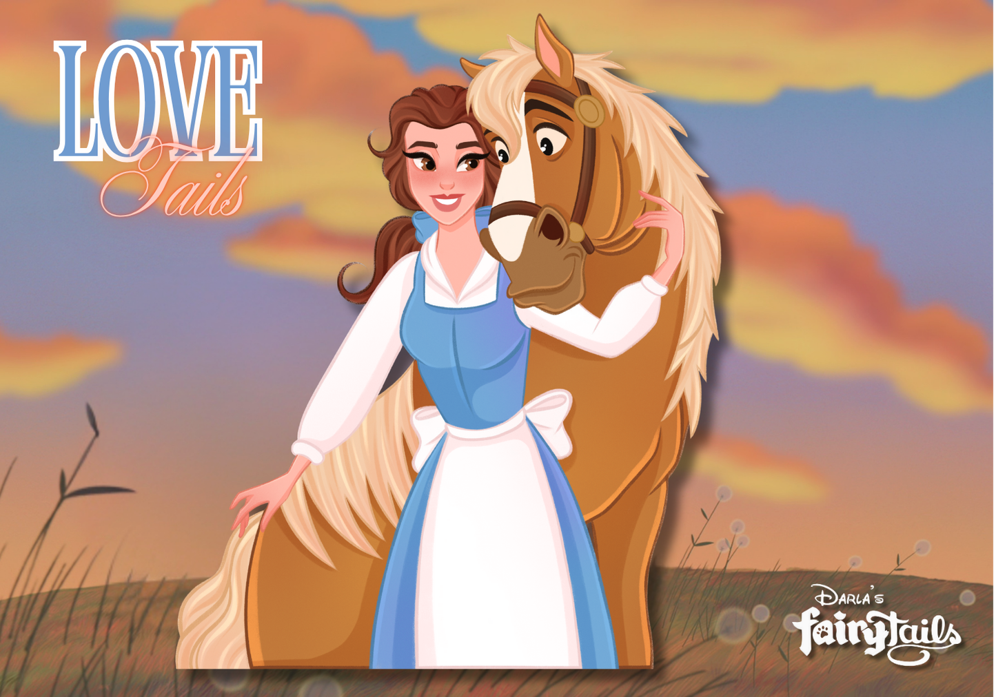 PRESALE - Love Tails Belle & Felipe Fantasy Pin