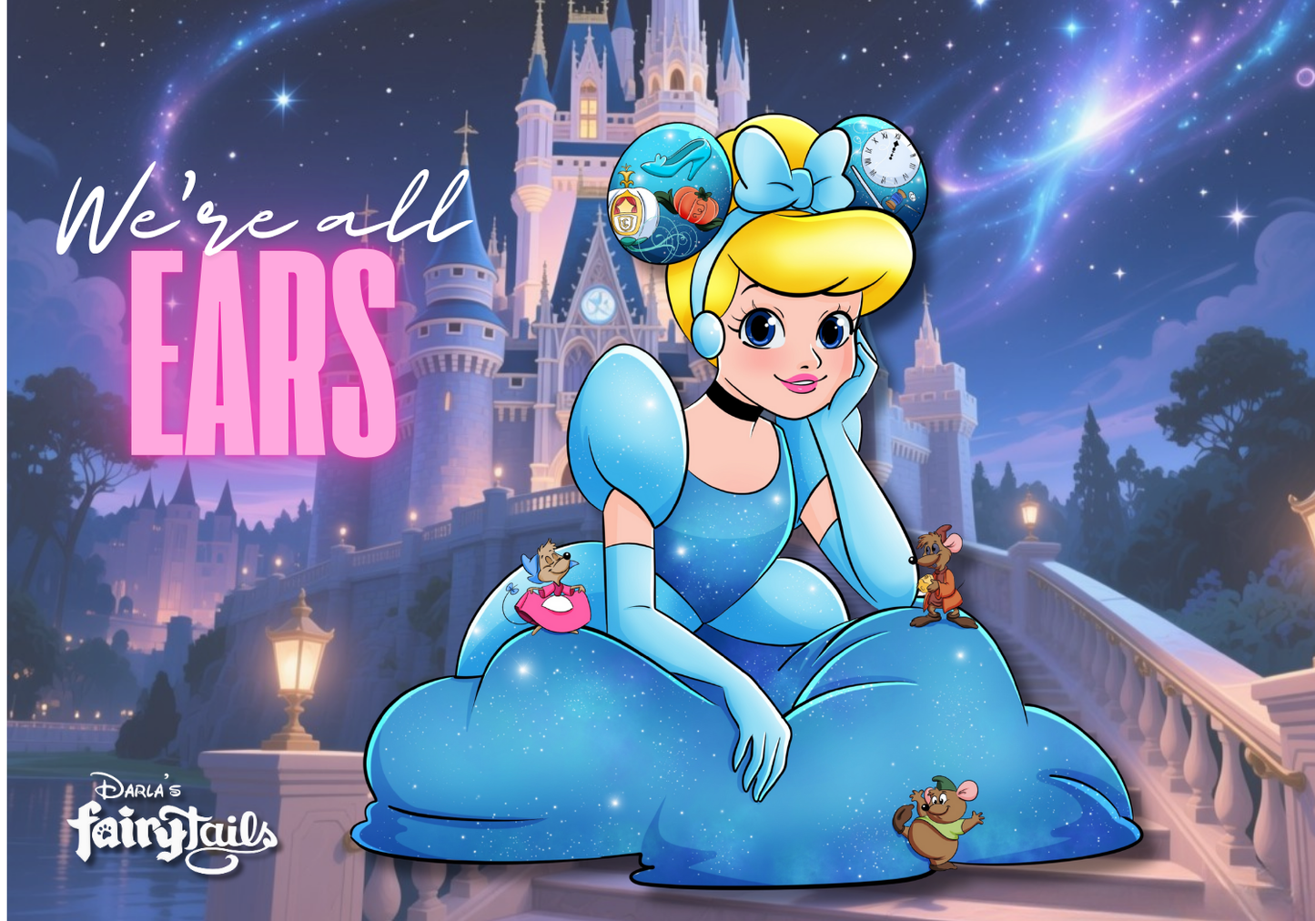 PRESALE - "We're All Ears" Cinderella Fantasy Pin