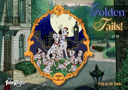 PRESALE - Golden Tails 101 Dalmatians LE30 Disney Fantasy Pin