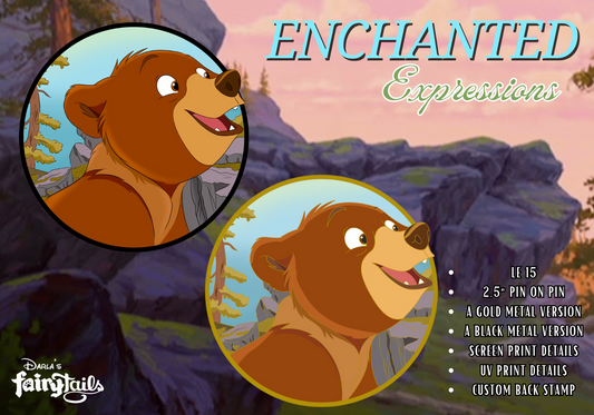 Disney Brother Bear Koda Profile "Enchanted Expressions" Fantasy Pin