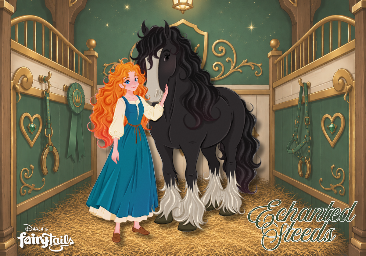 PRESALE - “Enchanted Steeds” Merida & Angus Fantasy Pin