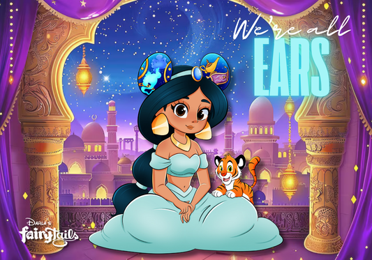 "We're All Ears" Jasmine Fantasy Pin