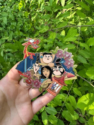 Mulan "Loyal, Brave, & True" LE30 Fantasy Pin by The Pin Coop