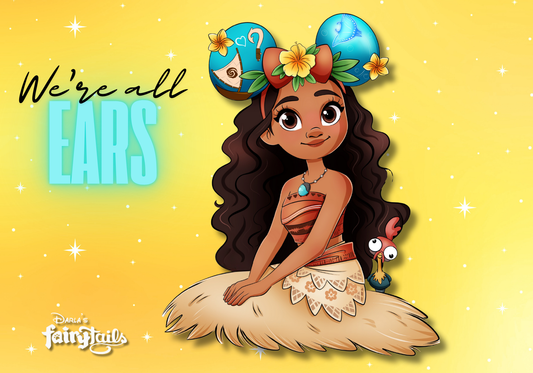 PRESALE - "We're All Ears" Moana Fantasy Pin
