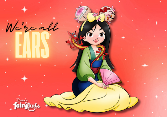 PRESALE - "We're All Ears" Mulan Fantasy Pin