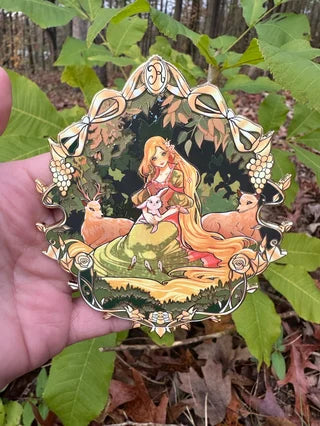 Cottage Cameos Rapunzel LE30 Fantasy Pin by The Pin Coop