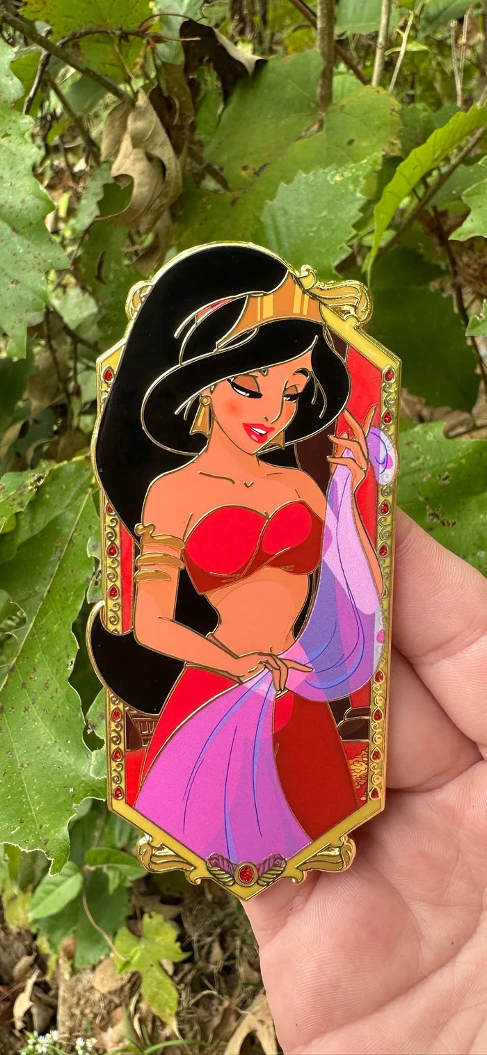 Princess Jasmine "Lady in Red" LE30 Fantasy Pin by The Pin Coop