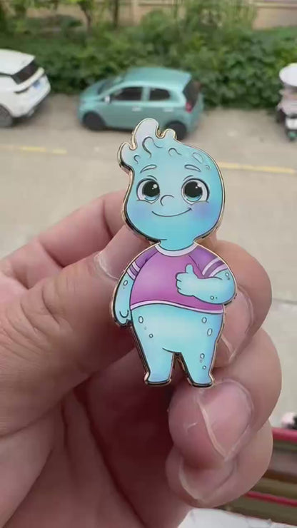 Elemental Chibi Fantasy Pins