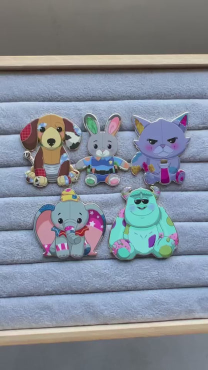 Plushie Patch Pals Fantasy Pins