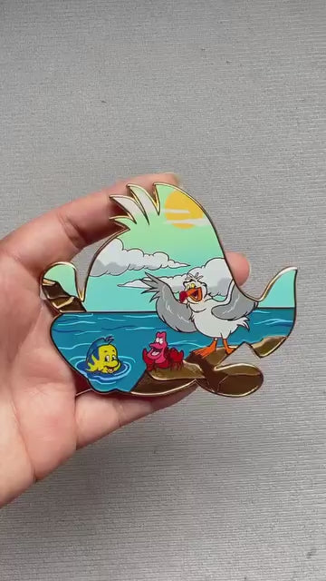 Disney Flounder "Furever Favorites" Fantasy Pin