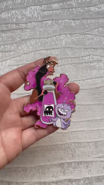 “Alchemy of Mischief” Kuzco & Yzma Fantasy Pin