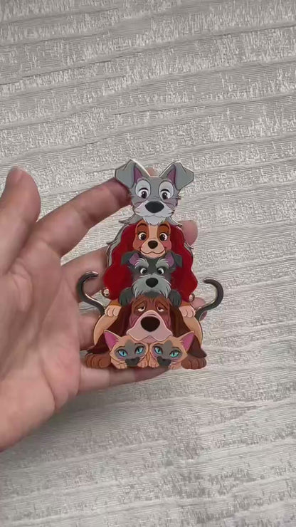 “Totem Tails” Lady & the Tramp Fantasy Pin