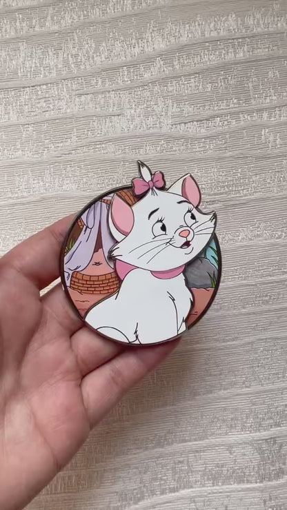 “Enchanted Expressions" Aristocats Marie Profile Fantasy Pin