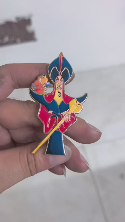 "Evil Tails" Jafar & Iago Fantasy Pin