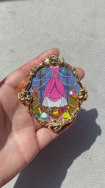Golden Tails Cinderella Mice LE30 Disney Fantasy Pin