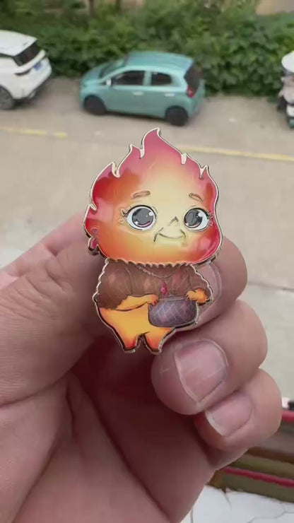 Elemental Chibi Fantasy Pins