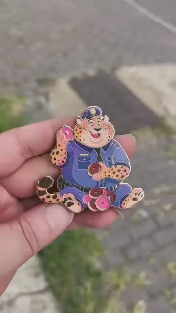 Tails & Treats Zootopia Clawhauser Fantasy Pin