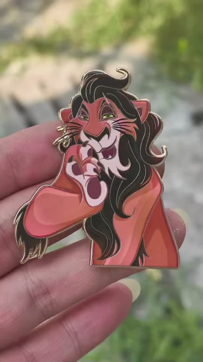 Wild Expressions Scar Lion King Fantasy Pin