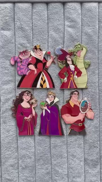"Evil Tails" Gaston Fantasy Pin