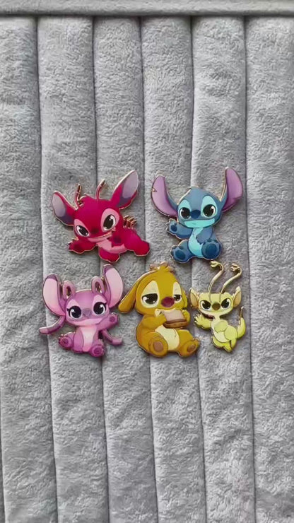 Jumba's Experiments Chibi Series 1 Fantasy Pins