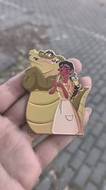 Love Tails Tiana, Louis, Ray & Naveen Fantasy Pin