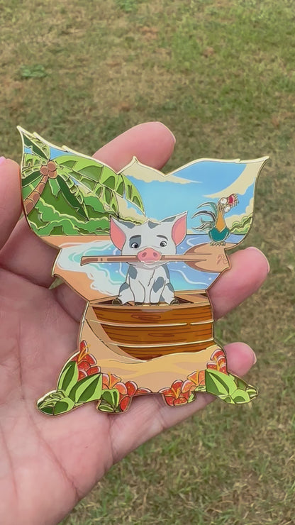 Disney Moana Pua & Hei Hei  "Furever Favorites" Fantasy Pin