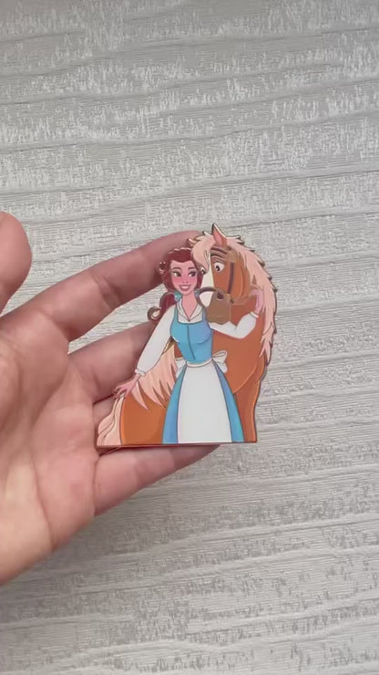 Love Tails Belle & Felipe Fantasy Pin