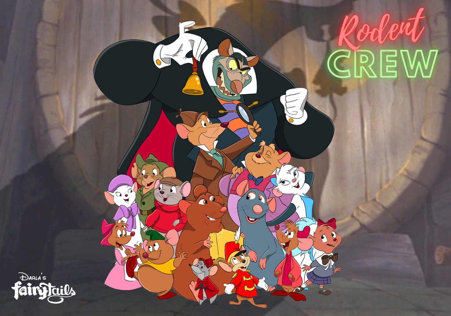 PRESALE - Rodent Crew LE60 Jumbo Disney Rats & Mice Fantasy Pin