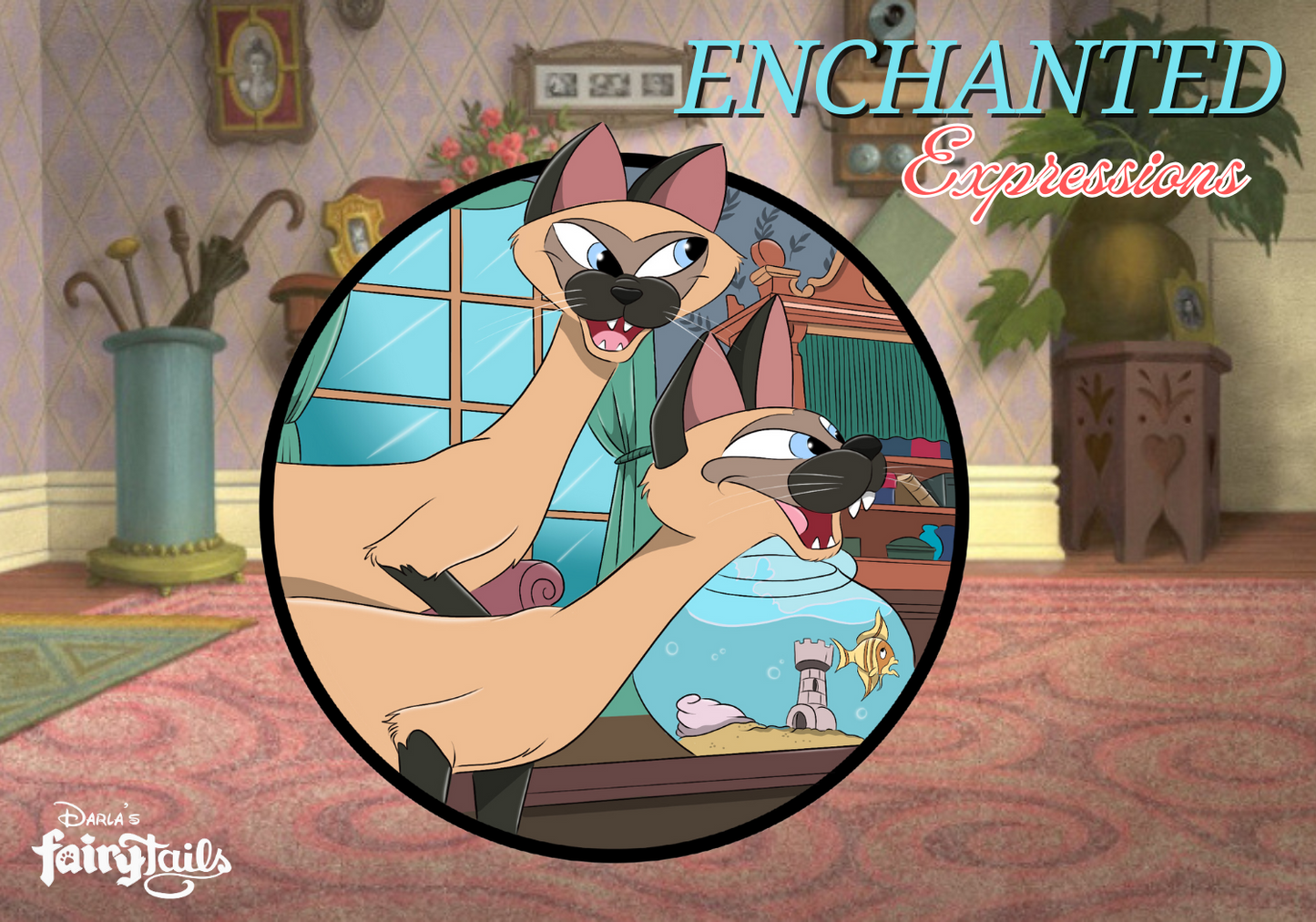 PRESALE - Disney Si & Am Profile "Enchanted Expressions" Fantasy Pin