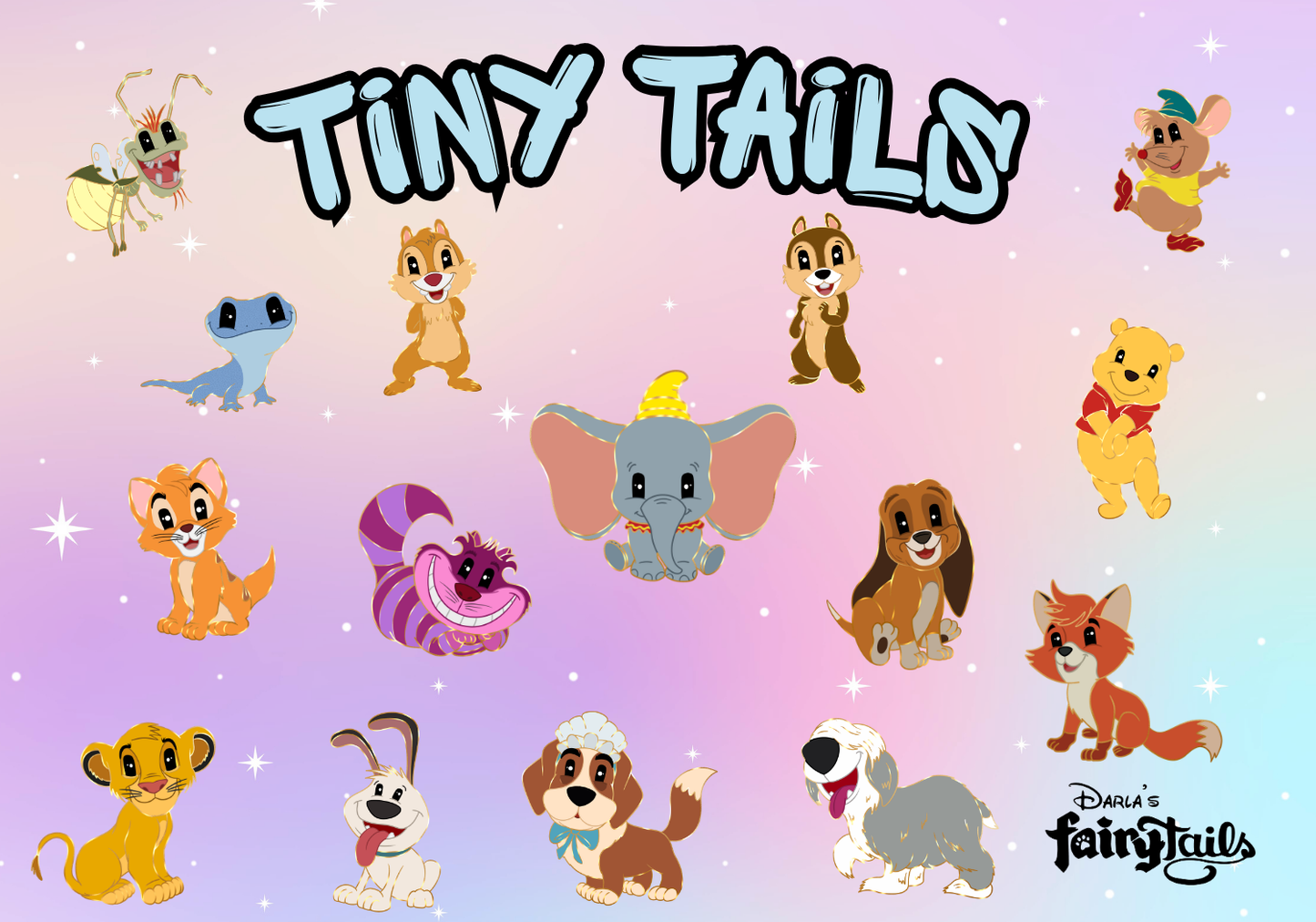 PRESALE - “Tiny Tails” Series 2 Fantasy Pins