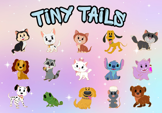 PRESALE -“Tiny Tails” Series Fantasy Pins