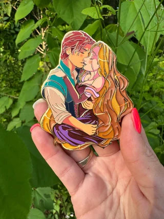 Rapunzel & Flynn "Where I'm Meant to Be" LE30 Fantasy Pin by The Pin Coop