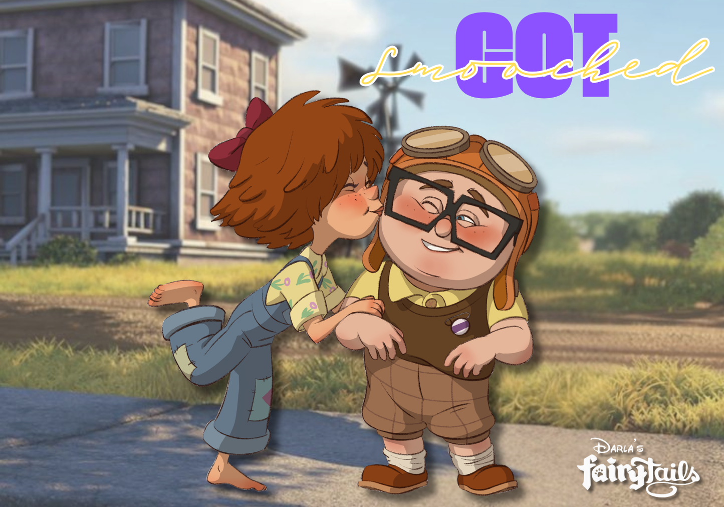 PRESALE - "GOT SMOOCHED" Carl & Ellie Fantasy Pin